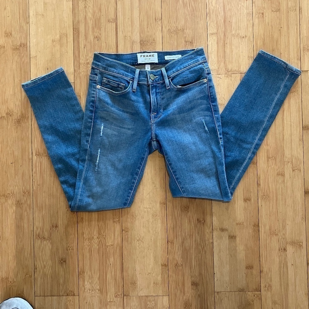 Frame le Skinny de Jeanne jeans Alverstone size 26 - Picture 6 of 9